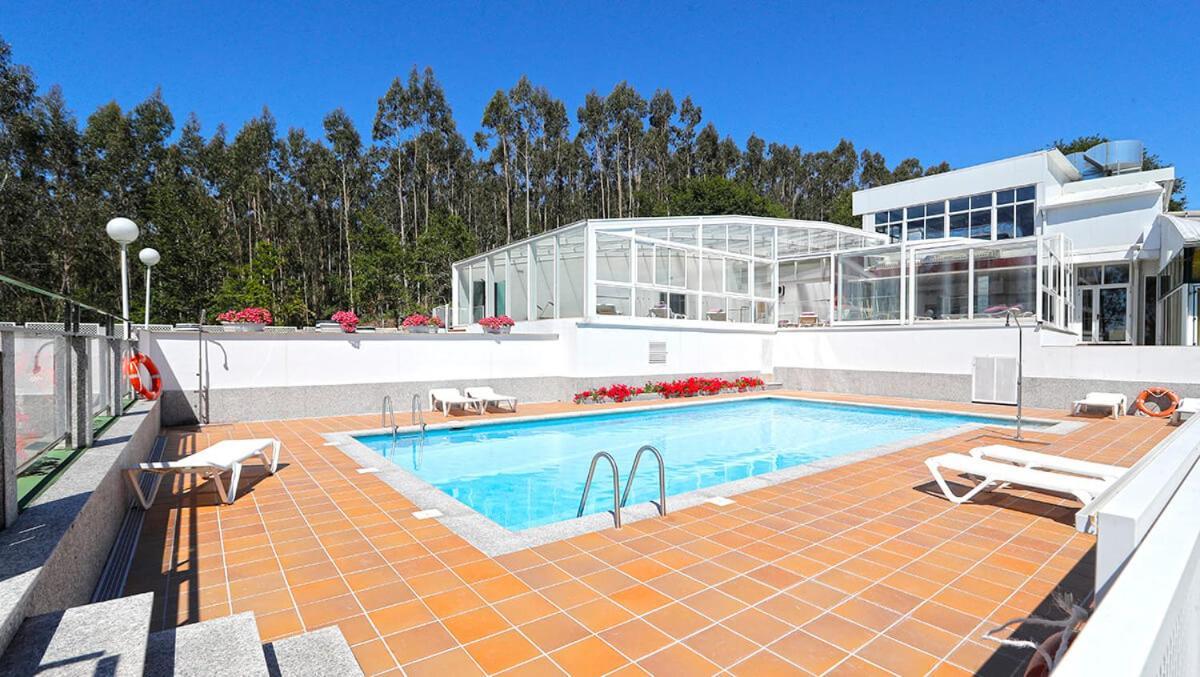 Pension Compostela Inn Cacheiras Eksteriør bilde