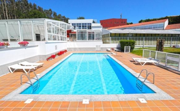 Pension Compostela Inn Cacheiras Eksteriør bilde